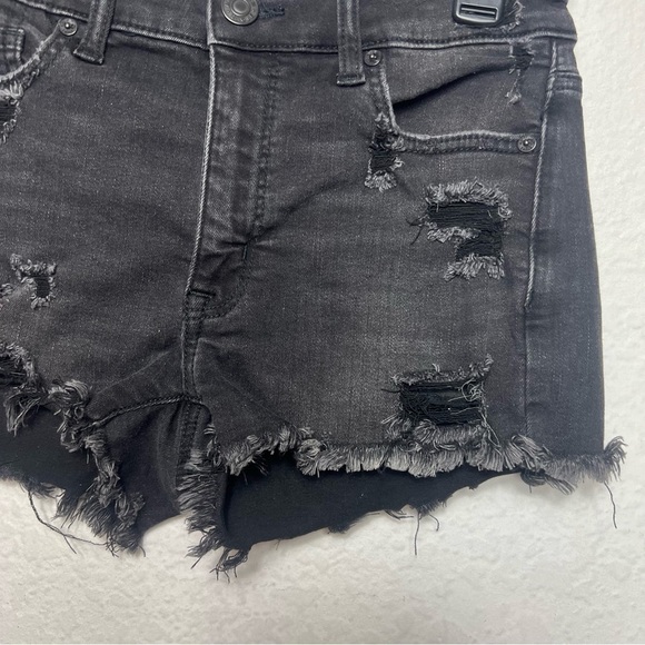 American Eagle Hi-Rise Shortie Denim Shorts - Picture 3 of 7